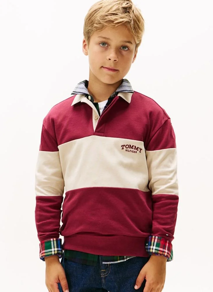 TOMMY HILFIGER Kids Colourblock Polo